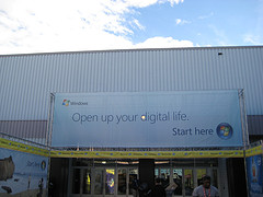 Windows Vista sign at CES 2008