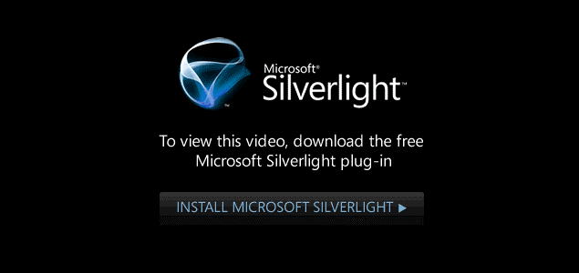 Get Microsoft Silverlight
