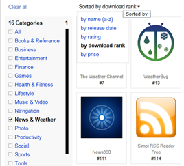 Picture of Bing Visual Search for Widows Phone 7 apps