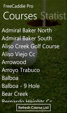 FreeCaddie Pro Golf GPS