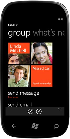The Groups feature in the next release of Windows Phone