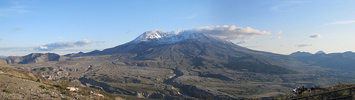Mt St. Helens from October 2009.