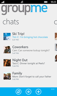 GroupMe 3.0 is now in Marketplace