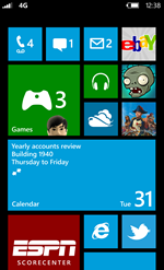The new Start sceen in Windows Phone 8 is even more flexible, with more theme colors and three sizes of Live Tiles.
