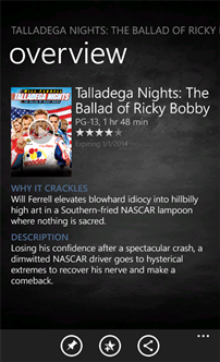 The official Crackle app for Windows Phone is here.