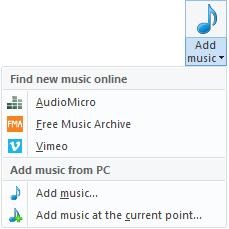 Add Music UI