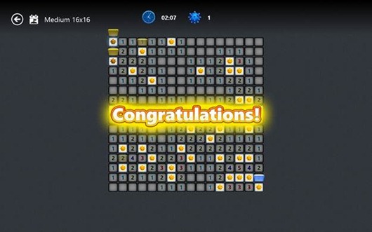 Winning at Minesweeper