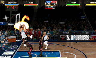 NBA JAM is one of four new EA titles now available exclusively to Nokia Windows Phones.