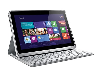 Acer Aspire P3 convertible ultrabook with keyboard right angle