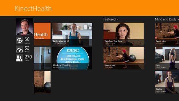 Kinect Health app