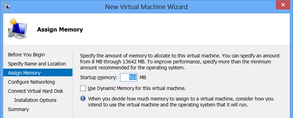 Hyper-V New Virtual Machine Wizard 3 crop