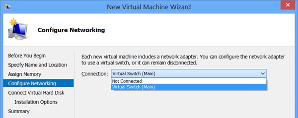 Hyper-V New Virtual Machine Wizard 4 crop