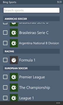 BingSports-League