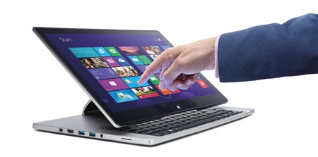 Aspire R7 with hand