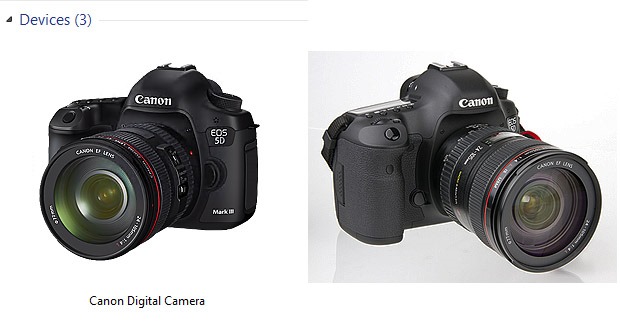 Device Stage -vs- Reality 5D Mark III