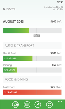 Personal finance app Mint comes to Windows Phone 8