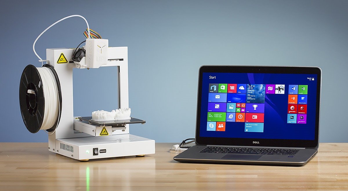 meddelelse sælge Uskyld Hands-On: TierTime Up Plus 2 3D Printer with Windows 8.1 | Windows  Experience Blog