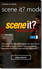 Enable in-movie trivia powered by scene it?