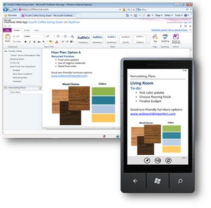 Sync with OneNote
