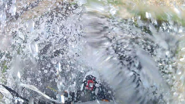 GoPro Water Splash Creek Crossing