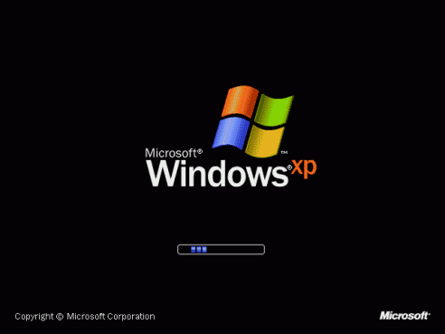 Windows XP boot