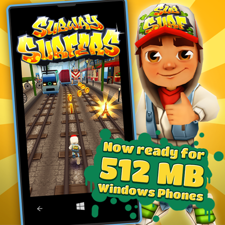 powerups surfers 5 subway in Windows Subway available memory on now low Surfers 8 Phone