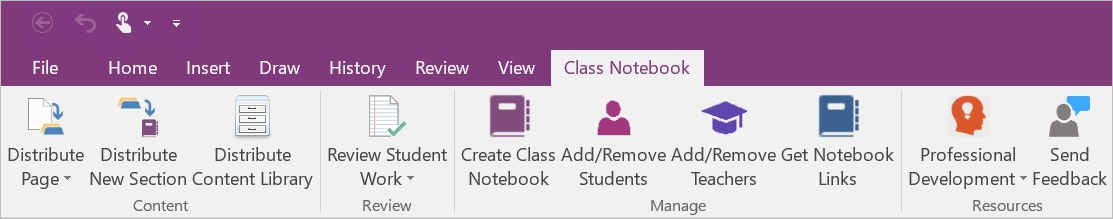 class notebook onenote