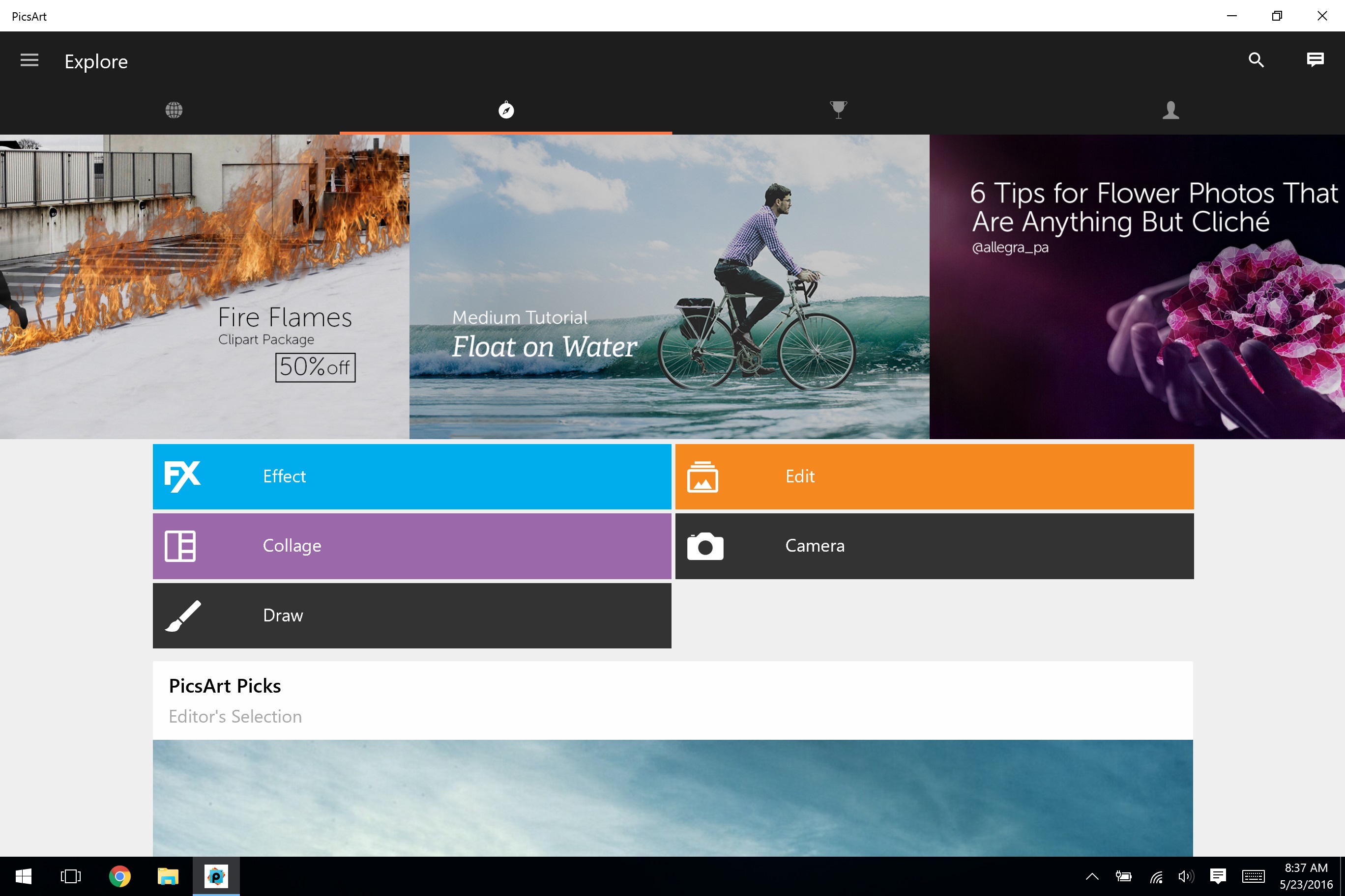A New PicsArt  Redesigned Exclusively for Windows  