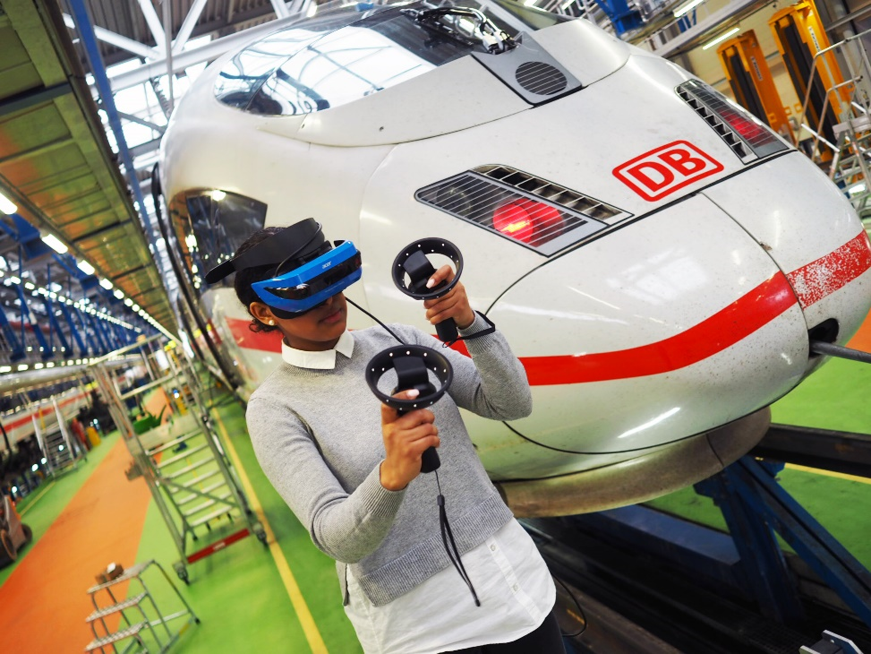 Обучение сотрудников железнодорожной компании Deutsche Bahn в смешанной реальности