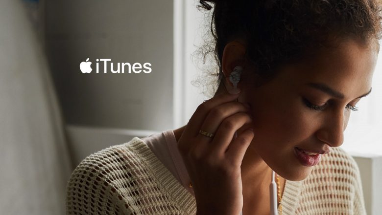 Woman's profile wearing headphones