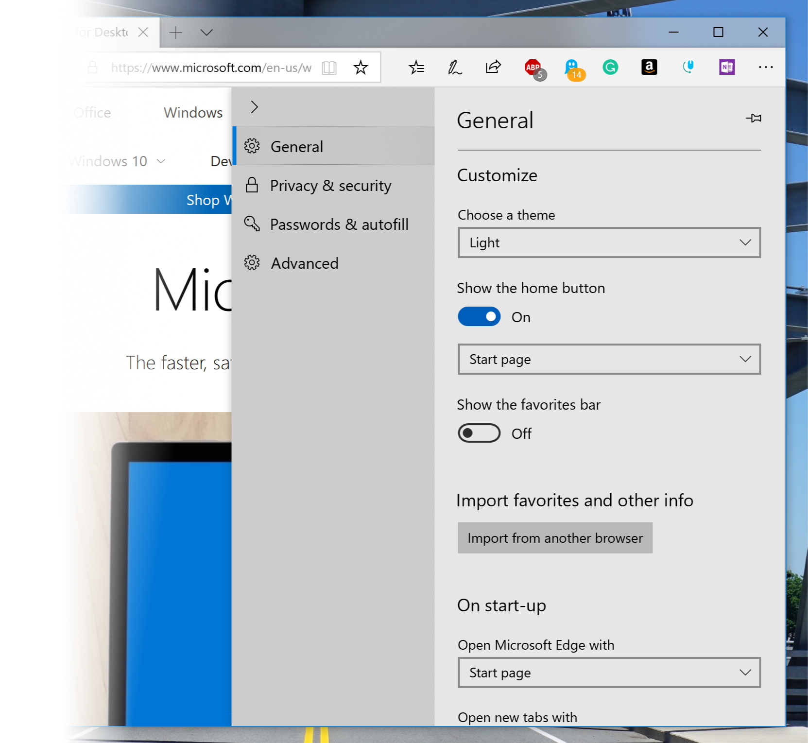 how to remove microsoft edge from windows 10 toolbar