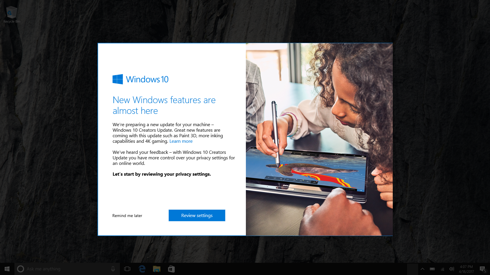 How To Get The Windows 10 Creators Update Windows Experience