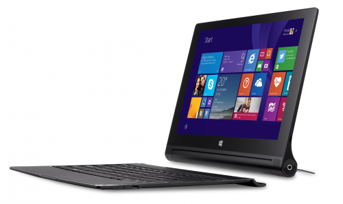 Lenovo Yoga2 Tablet 10 blk Angle1
