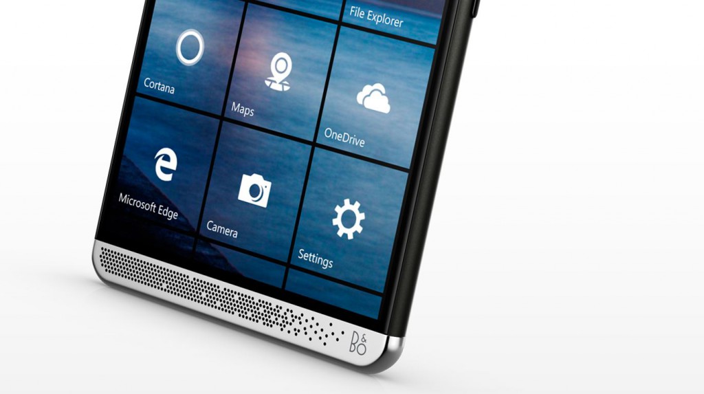 The HP Elite x3 with Windows 10 features Bang & Olufsen speakers