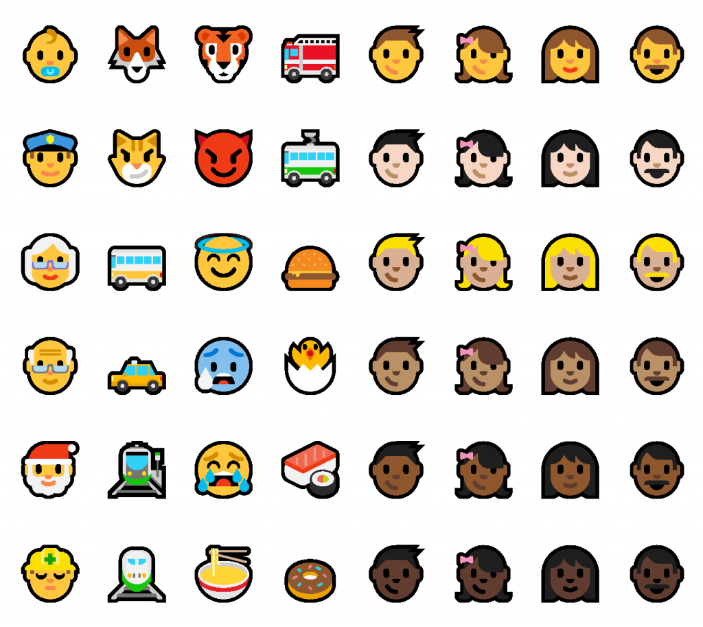 New Microsoft Emoji 