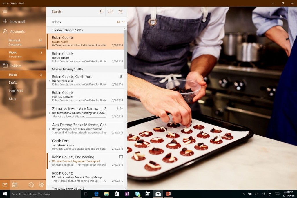 Mail app for Windows 10