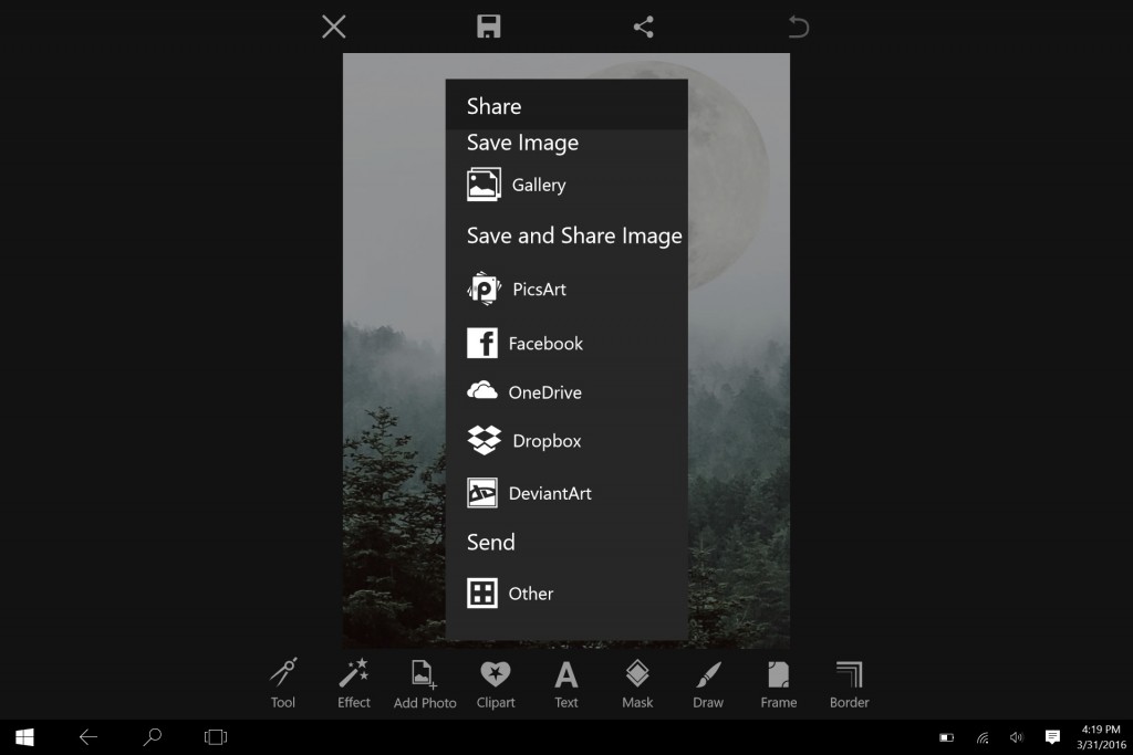 PicsArt for Windows 10