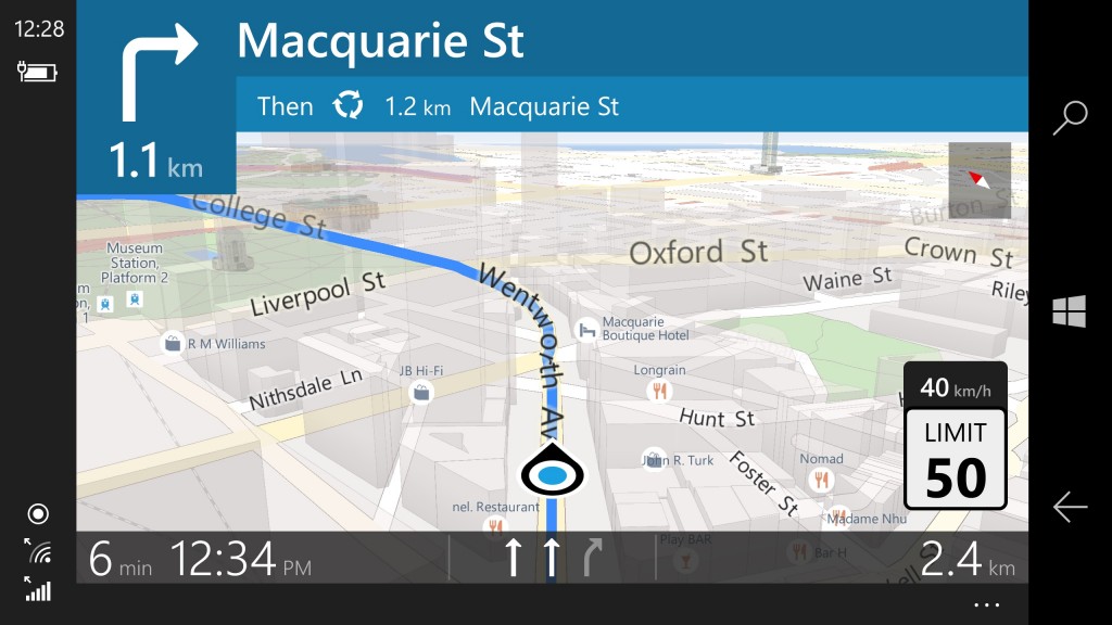 Improved UI of turn-by-turn directions