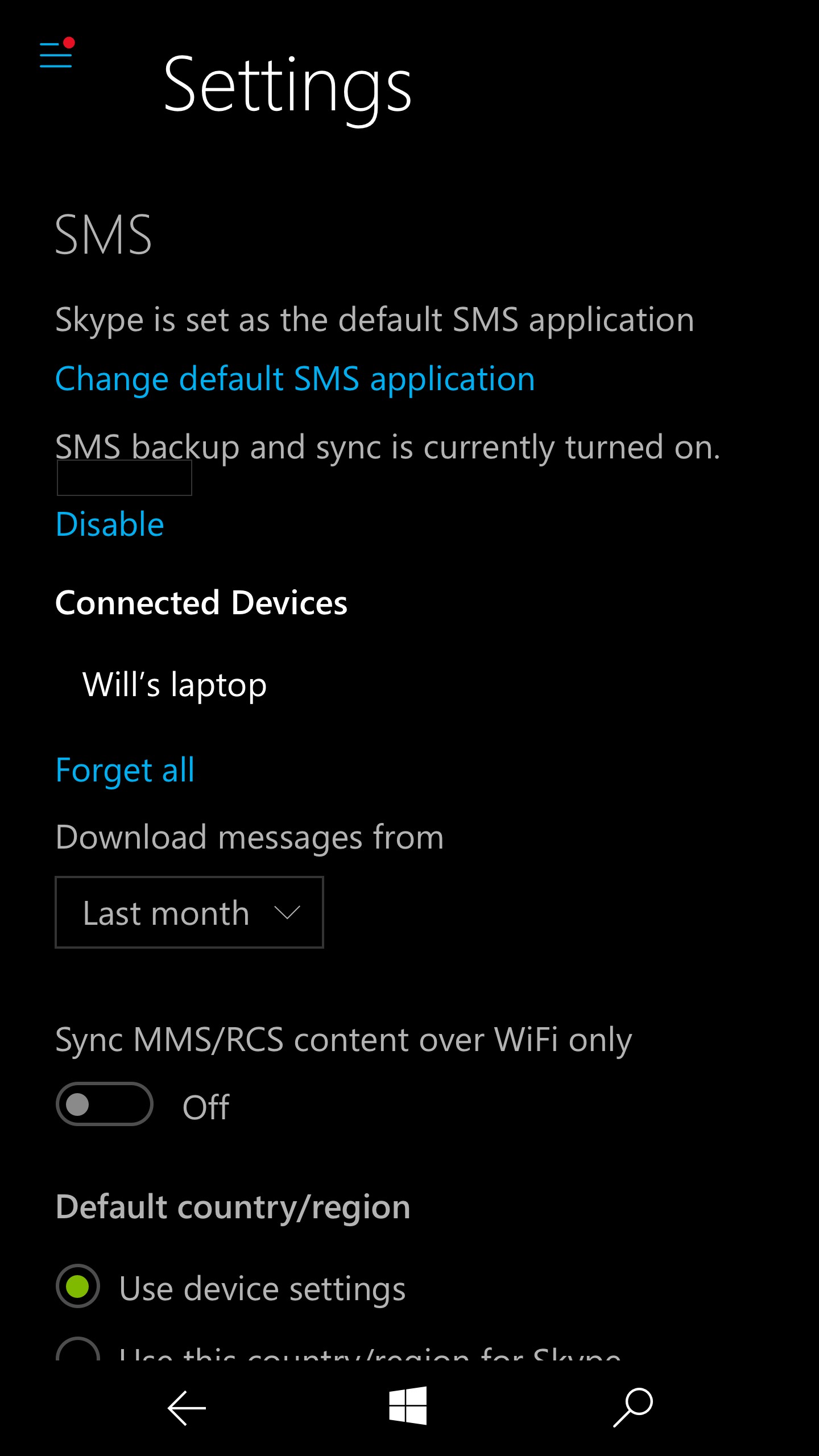 How to send SMS messages using Skype on Windows 10 devices