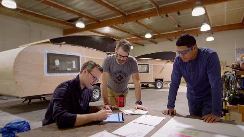 Homegrown Trailers team uses Windows 10 via their Surface Pro 4 device to collaborate and edit documents in real-time. 