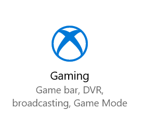 Gaming Settings icon