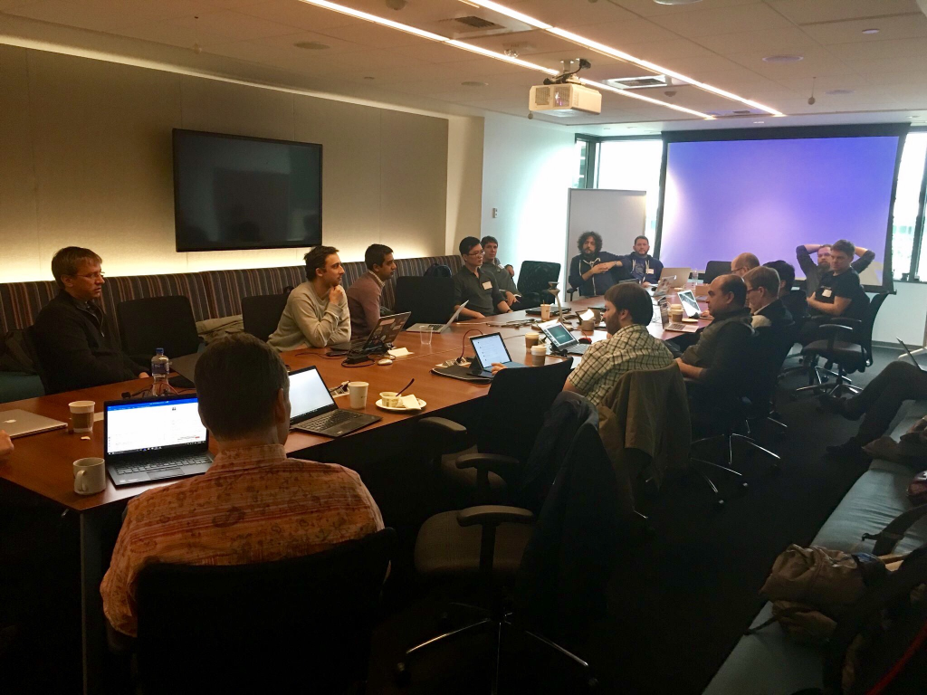 Image showing VM Summit attendees in a conference room at Microsoft