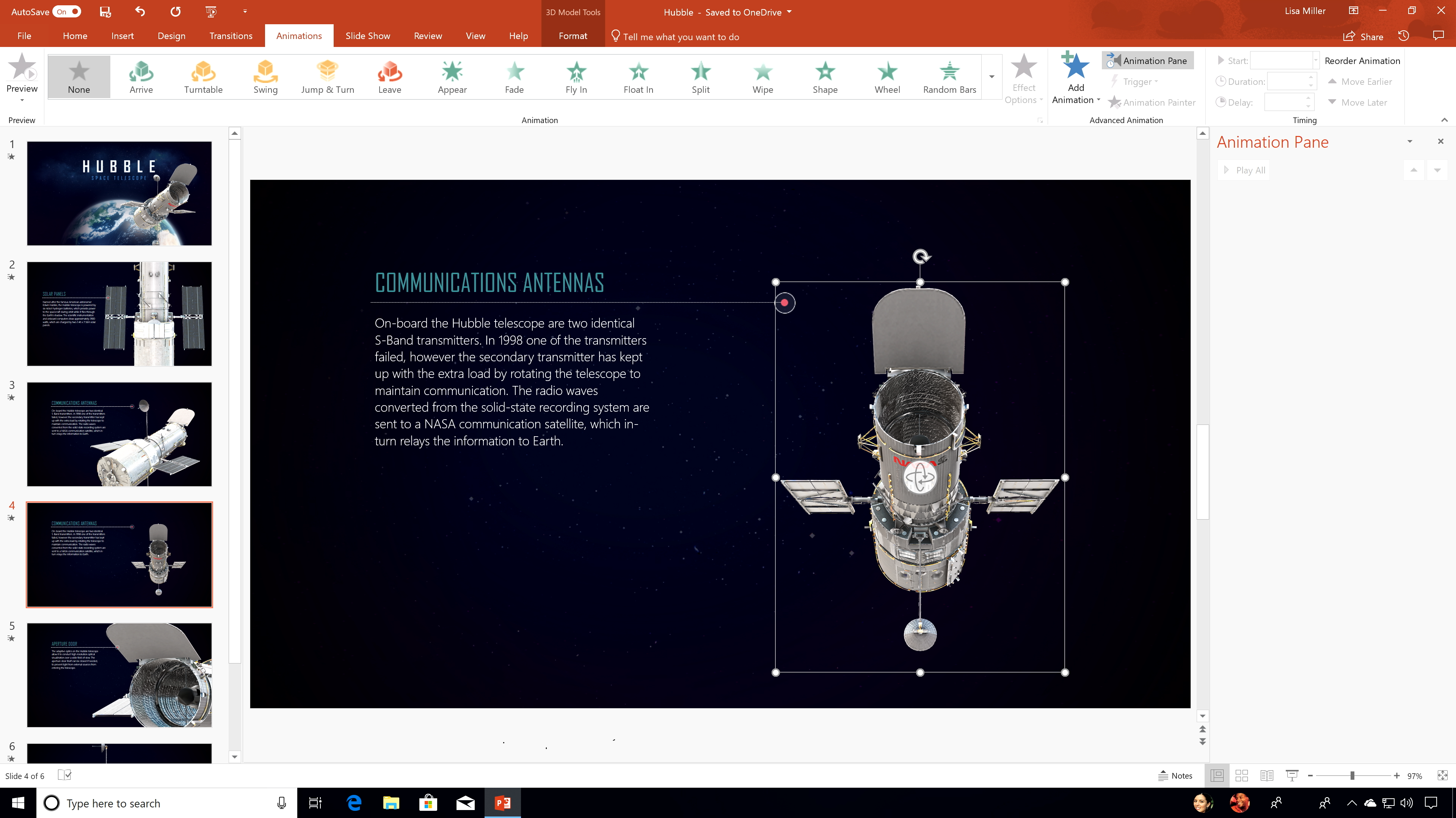 3D Animations in PowerPoint