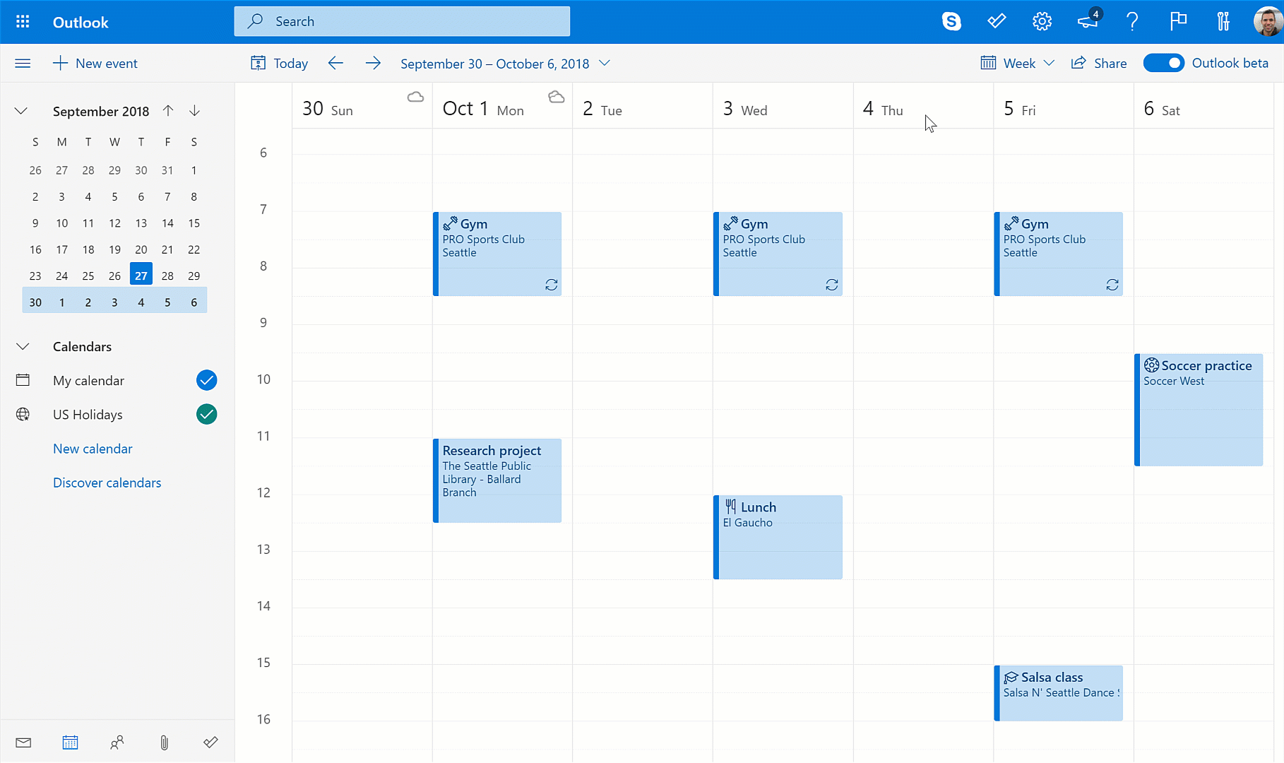 tasks in outlook 365