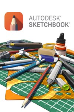 AUTODESK Sketchbook logo in Microsoft Store.