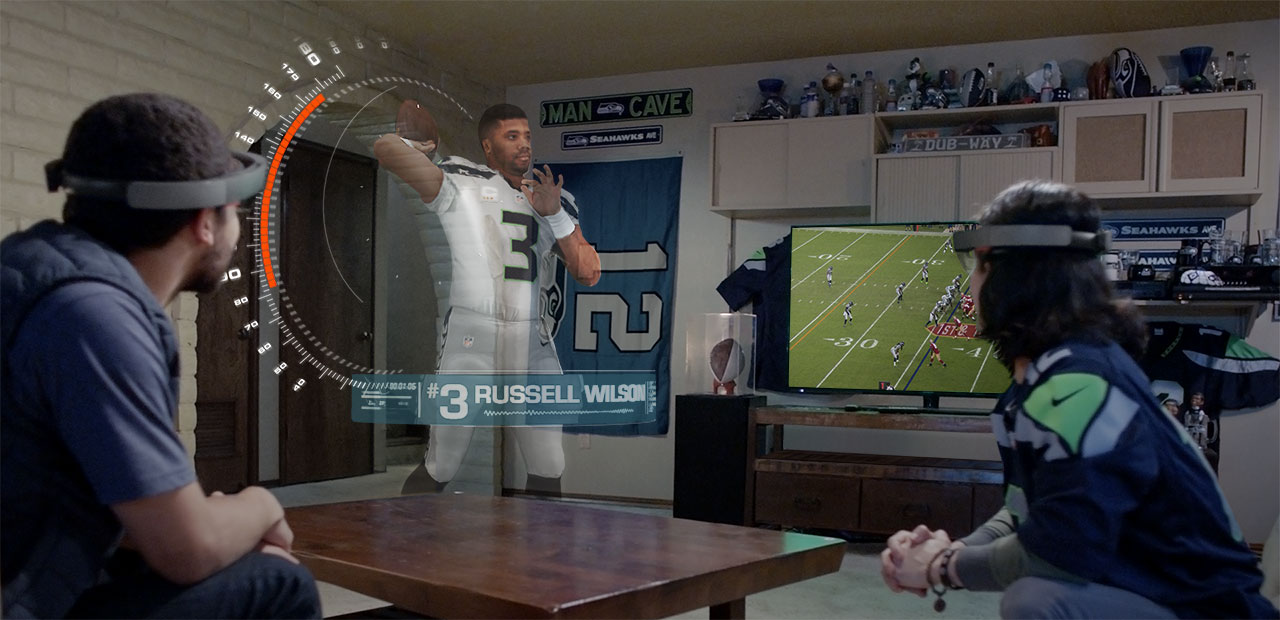 The future of football with Microsoft HoloLens.