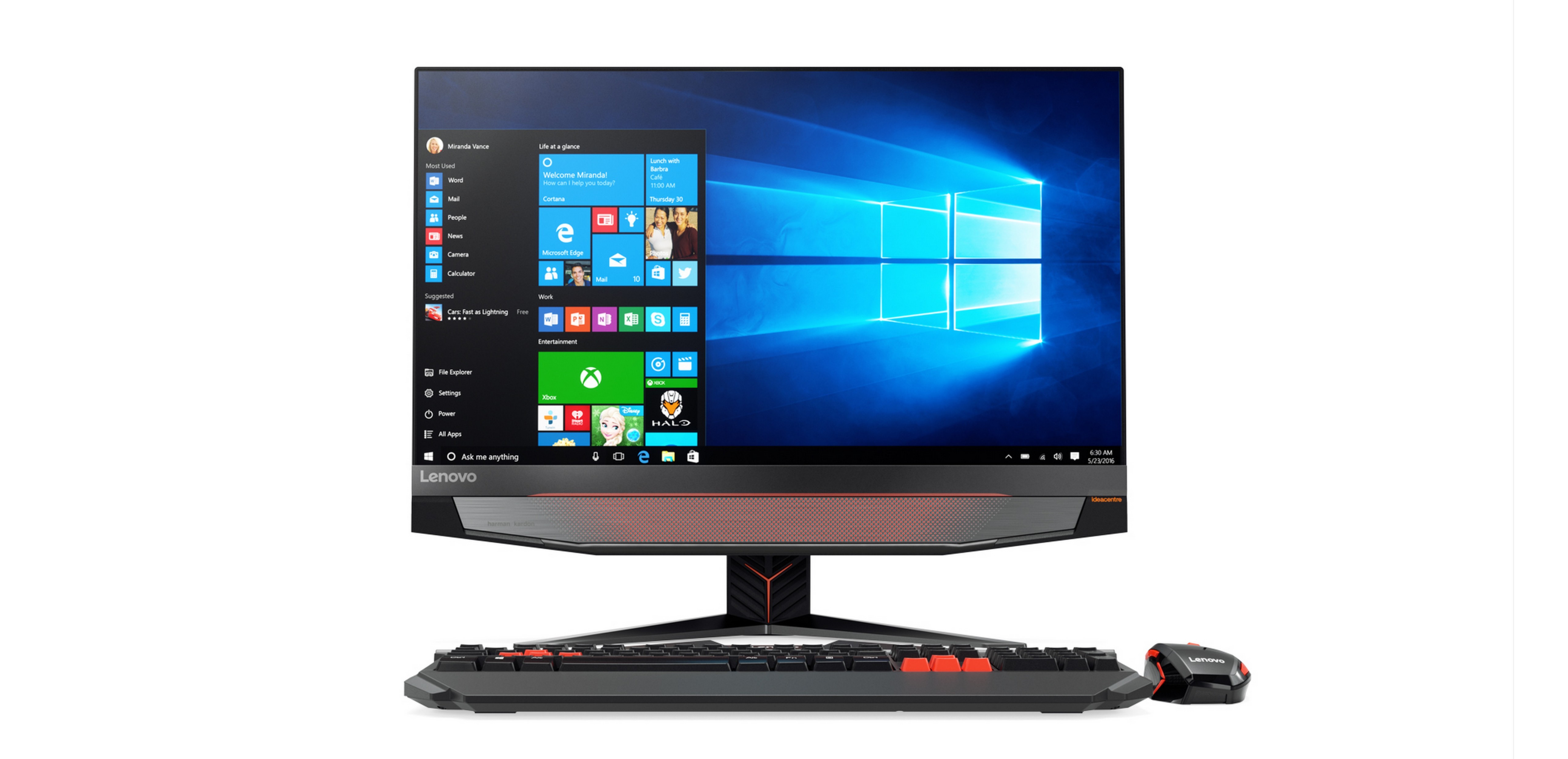 Lenovo IdeaCentre AIO Y910 with Keyboard & Mouse for gaming & productivity