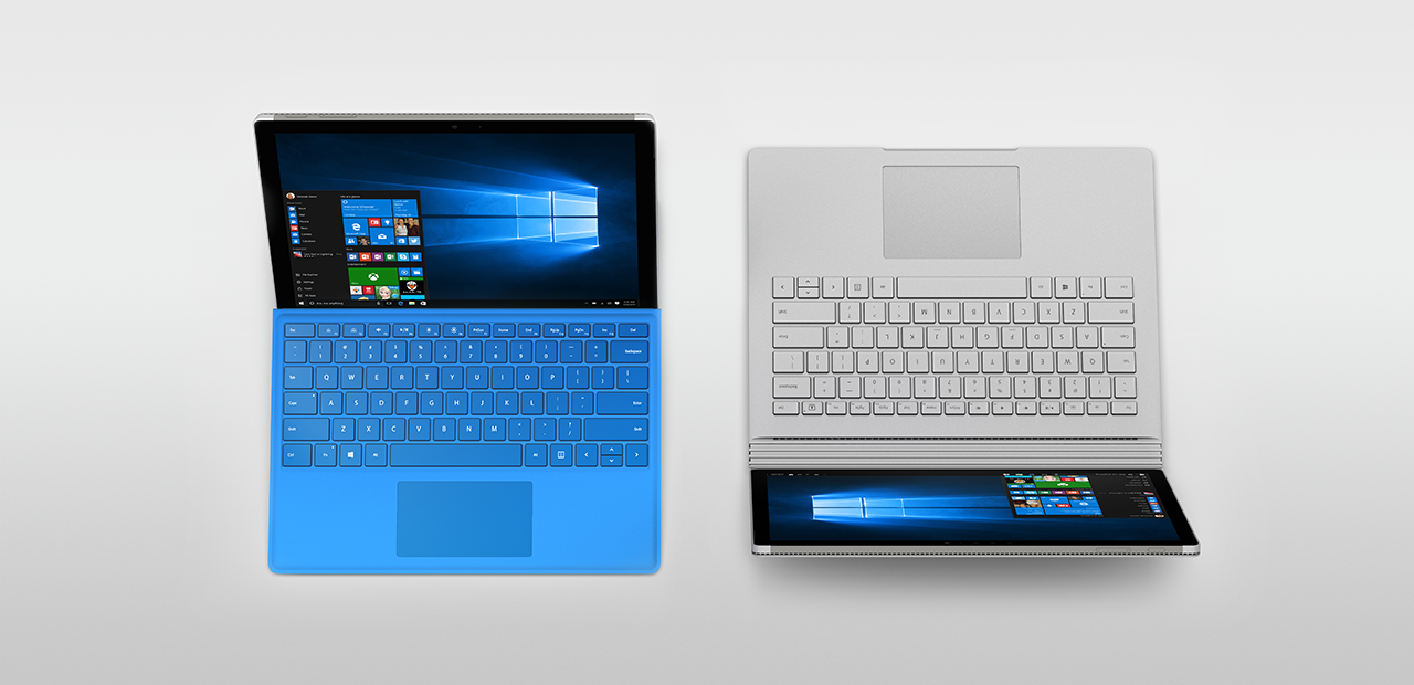 Surface Pro 4 and Surface Book