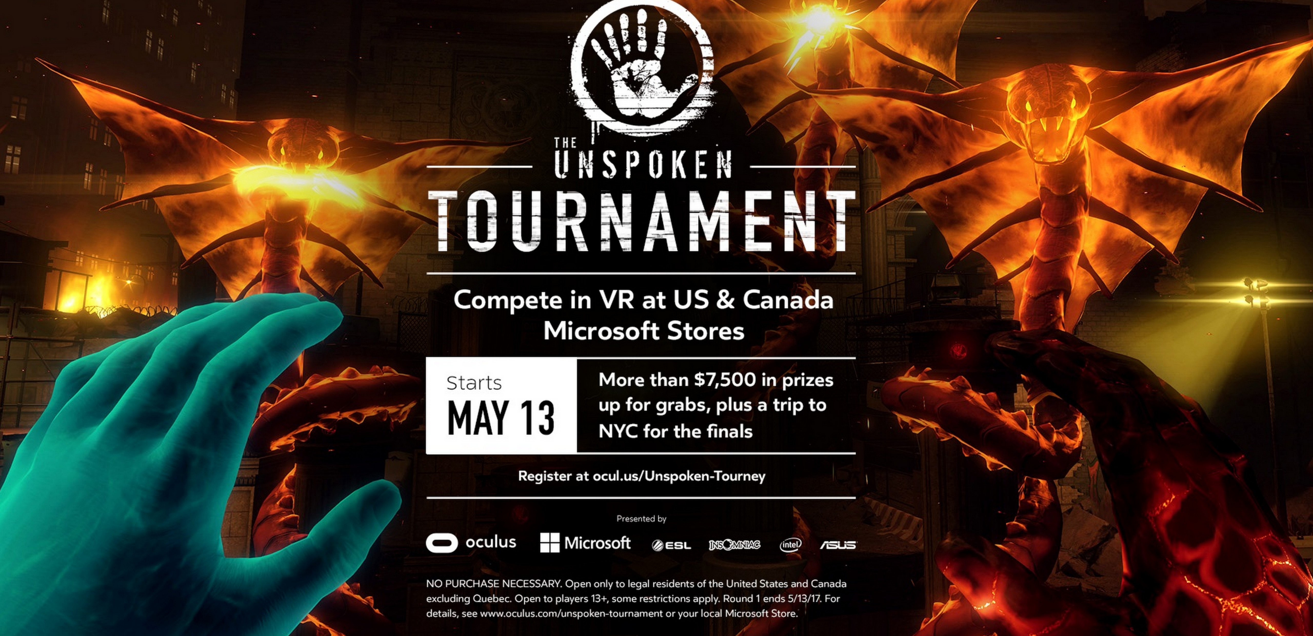 The Unspoken VR Tournament is coming soon to select Microsoft Stores in the U.S. and Canada