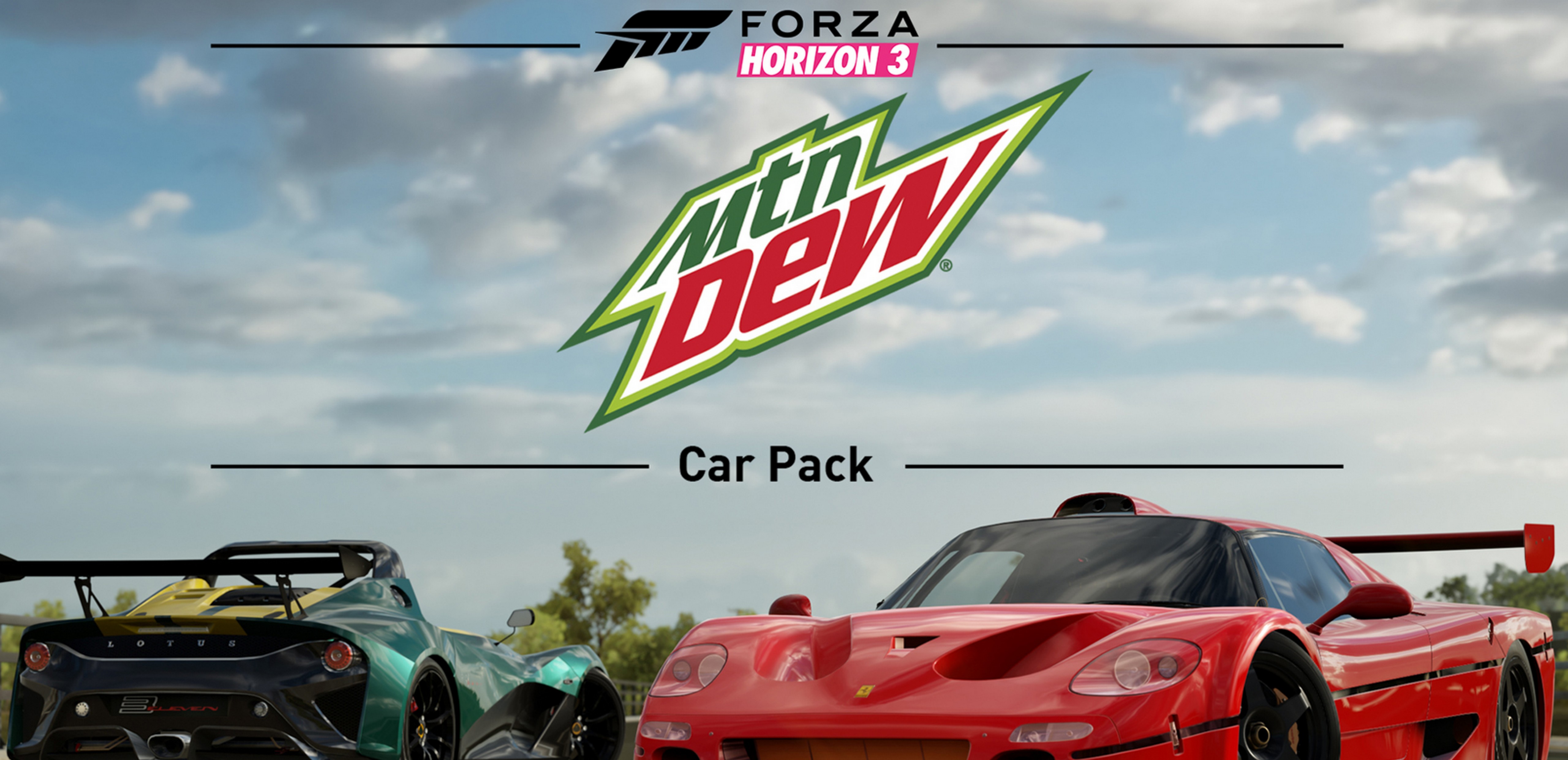 The Mountain Dew Car Pack for Forza Horizon 3 arrives tomorrow!
